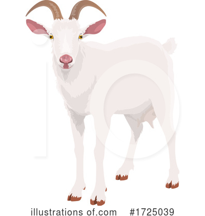 Royalty-Free (RF) Goat Clipart Illustration by Vector Tradition SM - Stock Sample #1725039