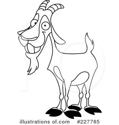 Royalty-Free (RF) Goat Clipart Illustration by yayayoyo - Stock Sample #227765