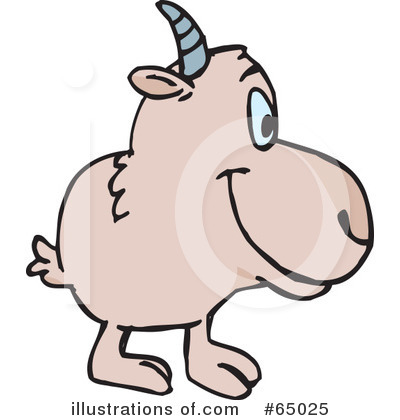 Goat Clipart #65025 by Dennis Holmes Designs