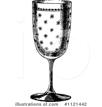 Royalty-Free (RF) Goblet Clipart Illustration by Prawny Vintage - Stock Sample #1121442