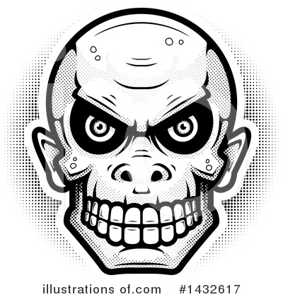 Royalty-Free (RF) Goblin Skull Clipart Illustration by Cory Thoman - Stock Sample #1432617