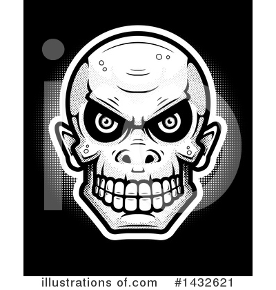 Royalty-Free (RF) Goblin Skull Clipart Illustration by Cory Thoman - Stock Sample #1432621