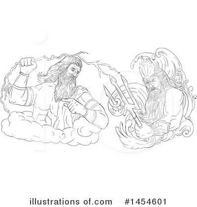 Royalty-Free (RF) God Clipart Illustration by patrimonio - Stock Sample #1454601