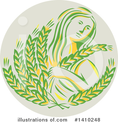 Royalty-Free (RF) Goddess Clipart Illustration by patrimonio - Stock Sample #1410248