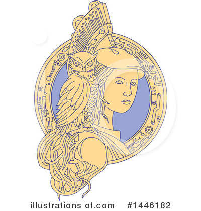 Minerva Clipart #1446182 by patrimonio