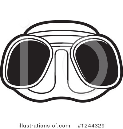 Goggles Clipart #1244329 by Lal Perera