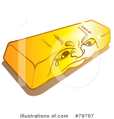 Royalty-Free (RF) Gold Bar Clipart Illustration by Snowy - Stock Sample #79707
