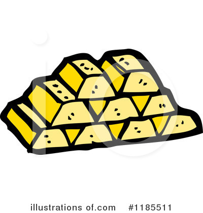 Royalty-Free (RF) Gold Bars Clipart Illustration by lineartestpilot - Stock Sample #1185511