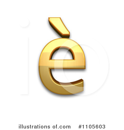 Royalty-Free (RF) Gold Design Element Clipart Illustration by Leo Blanchette - Stock Sample #1105603