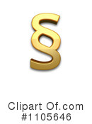 Gold Design Element Clipart #1105646 by Leo Blanchette