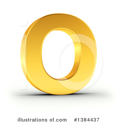 Gold Letter Clipart #1384437 by stockillustrations