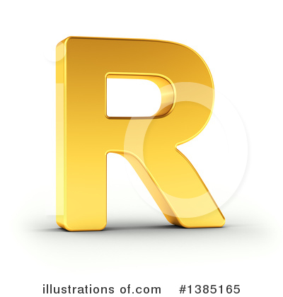 Gold Letter Clipart #1385165 by stockillustrations