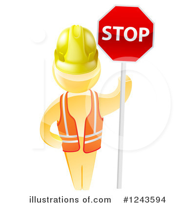 Stop Sign Clipart #1243594 by AtStockIllustration