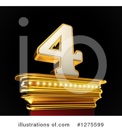 Gold Number Clipart #1275599 by stockillustrations