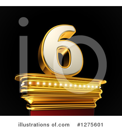 Gold Number Clipart #1275601 by stockillustrations