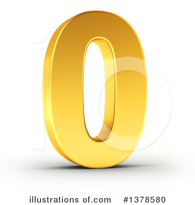 Royalty-Free (RF) Gold Number Clipart Illustration by stockillustrations - Stock Sample #1378580