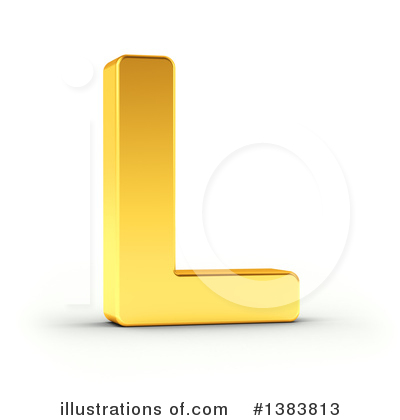 Royalty-Free (RF) Golden Letter Clipart Illustration by stockillustrations - Stock Sample #1383813