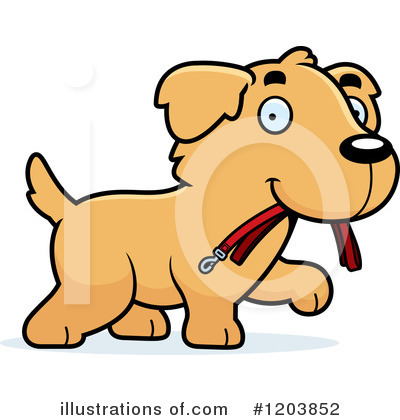 Dog Leash Clipart #1203852 by Cory Thoman