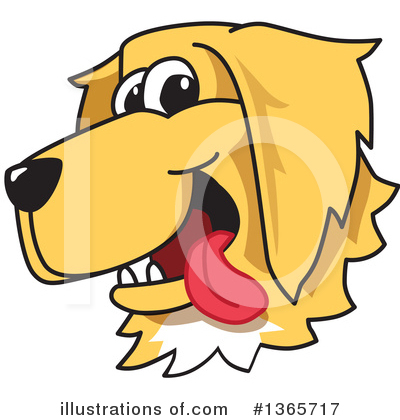 Royalty-Free (RF) Golden Retriever Clipart Illustration by Mascot Junction - Stock Sample #1365717