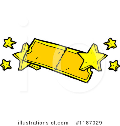 Royalty-Free (RF) Golden Ticket Clipart Illustration by lineartestpilot - Stock Sample #1187029