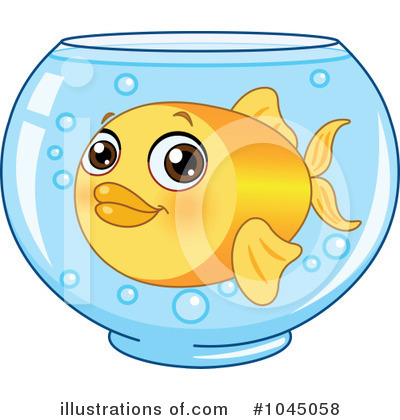Royalty-Free (RF) Goldfish Clipart Illustration by yayayoyo - Stock Sample #1045058