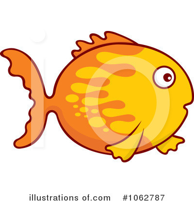 Royalty-Free (RF) Goldfish Clipart Illustration by Any Vector - Stock Sample #1062787