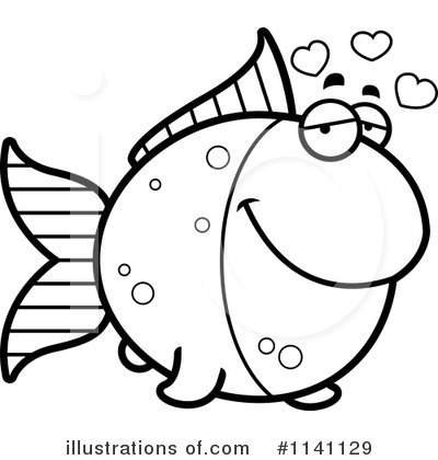 Royalty-Free (RF) Goldfish Clipart Illustration by Cory Thoman - Stock Sample #1141129