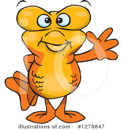 Royalty-Free (RF) Goldfish Clipart Illustration by Dennis Holmes Designs - Stock Sample #1278847