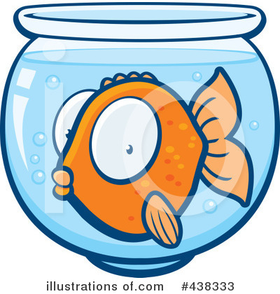 Royalty-Free (RF) Goldfish Clipart Illustration by Cory Thoman - Stock Sample #438333