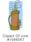 Golf Bag Clipart #1096067 by Hit Toon