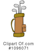 Golf Bag Clipart #1096071 by Hit Toon