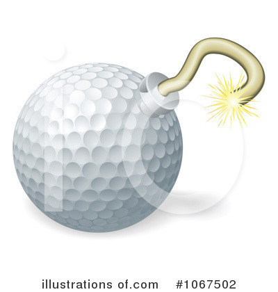 Royalty-Free (RF) Golf Ball Clipart Illustration by AtStockIllustration - Stock Sample #1067502