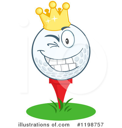 Golfing Clipart #1198757 by Hit Toon