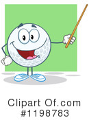 Golf Ball Clipart #1198783 by Hit Toon