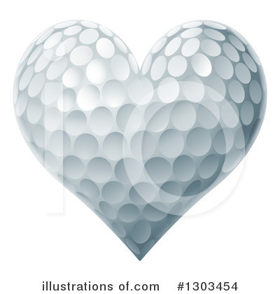 Royalty-Free (RF) Golf Ball Clipart Illustration by AtStockIllustration - Stock Sample #1303454