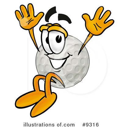 Golf Ball Clipart #9316 by Toons4Biz