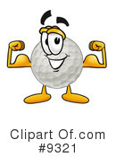 Golf Ball Clipart #9321 by Mascot Junction
