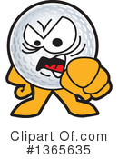 Golf Ball Sports Mascot Clipart #1365635 by Mascot Junction