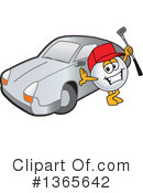 Golf Ball Sports Mascot Clipart #1365642 by Mascot Junction