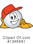 Golf Ball Sports Mascot Clipart #1365681 by Mascot Junction