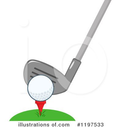Golf Clipart #1197533 by Hit Toon
