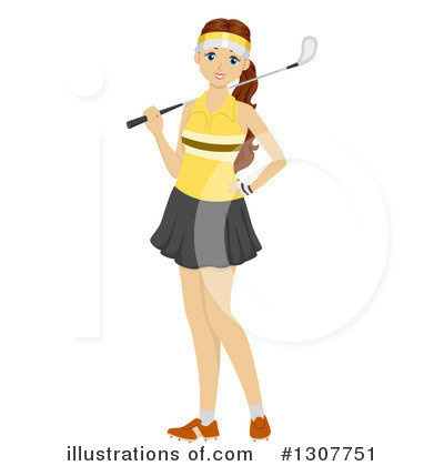 Golfing Clipart #1307751 by BNP Design Studio