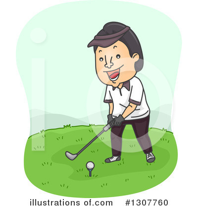 Royalty-Free (RF) Golf Clipart Illustration by BNP Design Studio - Stock Sample #1307760