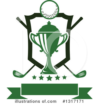 Golfing Clipart #1317171 by Vector Tradition SM