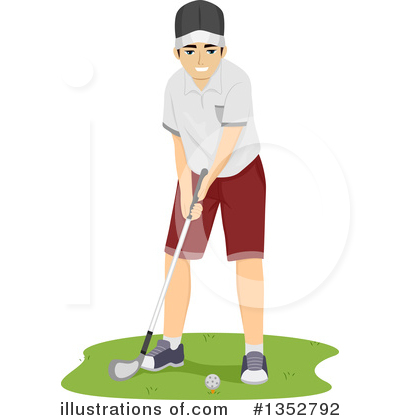 Golfing Clipart #1352792 by BNP Design Studio
