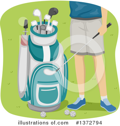 Royalty-Free (RF) Golf Clipart Illustration by BNP Design Studio - Stock Sample #1372794