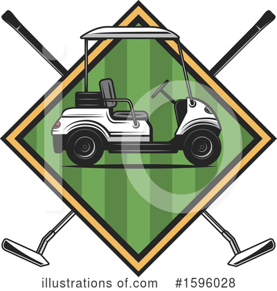 Golfing Clipart #1596028 by Vector Tradition SM