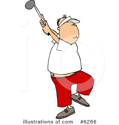 Royalty-Free (RF) Golf Clipart Illustration by djart - Stock Sample #6266