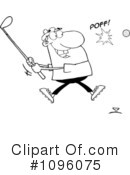 Golfer Clipart #1096075 by Hit Toon