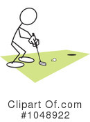 Golfing Clipart #1048922 by Johnny Sajem